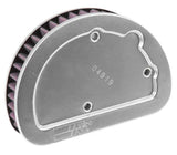 K&N Replacement Unique Air Filter 6.625in L x 4.75in W x 1.625in H with 1 Flange for Harley Davidson K&N Engineering Air Filters - Direct Fit  AXOPROS