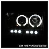 Spyder Dodge Ram 1500 02-05/Ram 2500 03-05 Projector Headlights LED Halo LED Blk PRO-YD-DR02-HL-BK SPYDER Headlights  AXOPROS