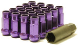 Wheel Mate Muteki SR48 Open End Lug Nuts - Purple 12x1.25 48mm Wheel Mate Lug Nuts  AXOPROS