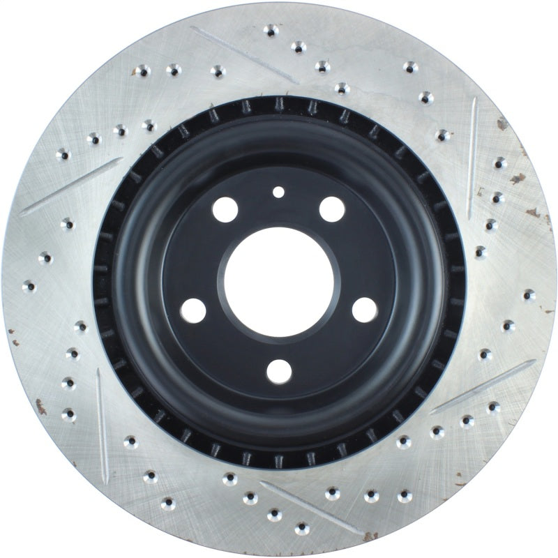 StopTech Slotted & Drilled Sport Brake Rotor Stoptech Brake Rotors - Slot & Drilled  AXOPROS