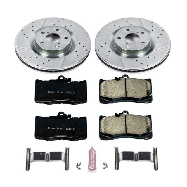 Power Stop 13-19 Lexus GS350 Front Z23 Evolution Sport Brake Kit PowerStop Brake Kits - Performance D&S  AXOPROS