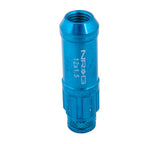 NRG 700 Series M12 X 1.5 Steel Lug Nut w/Dust Cap Cover Set 21 Pc w/Locks & Lock Socket - Blue NRG Lug Nuts  AXOPROS