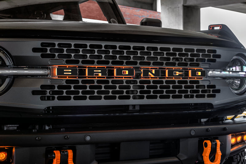 ORACLE Lighting Universal Illuminated LED Letter Badges - Matte Blk Surface Finish - B SEE WARRANTY ORACLE Lighting Light Accessories and Wiring  AXOPROS