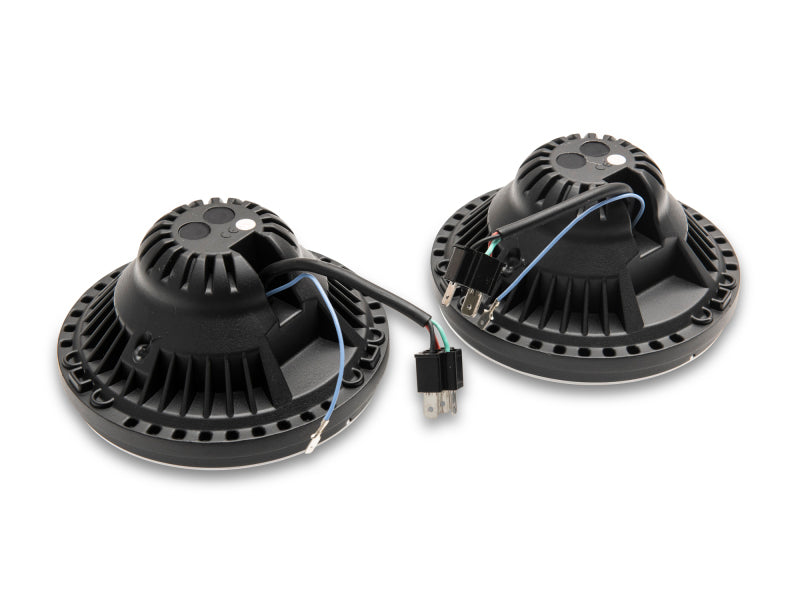 Raxiom 07-18 Jeep Wrangler JK Axial Series LED Headlights- Black Housing (Clear Lens) Raxiom Headlights  AXOPROS