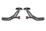 BMR 10-14 Ford Mustang Adj. Lower A-Arms Delrin/Rod End w/ 19mm STD. Ball Joint - Black Hammertone BMR Suspension Control Arms  AXOPROS