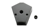 Vibrant Billet Aluminum Y-Block Fitting with 1/8in NPT Port - 3/8in NPT x 3/8in NPT x 3/8in NPT Vibrant Fittings  AXOPROS