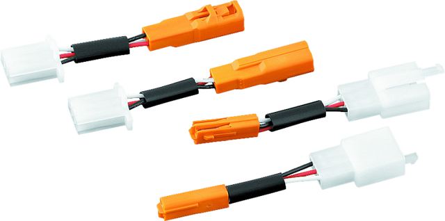 Kuryakyn Adapter Plug For Front Turn Signal Accent 06-17 Honda GL1800 (Pair) Kuryakyn Light Accessories and Wiring  AXOPROS