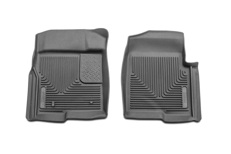 Husky Liners 09-12 Ford F-150 Series Reg/Super/Crew Cab X-Act Contour Black Floor Liners Husky Liners Floor Mats - Rubber  AXOPROS