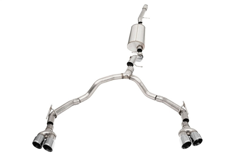 Corsa 2021-2023 Suburban/GMC Yukon XL 6.2L 4WD Dual Rear 3/2.75in Sport Cat-Back DW 4in Pol Tips CORSA Performance Catback  AXOPROS
