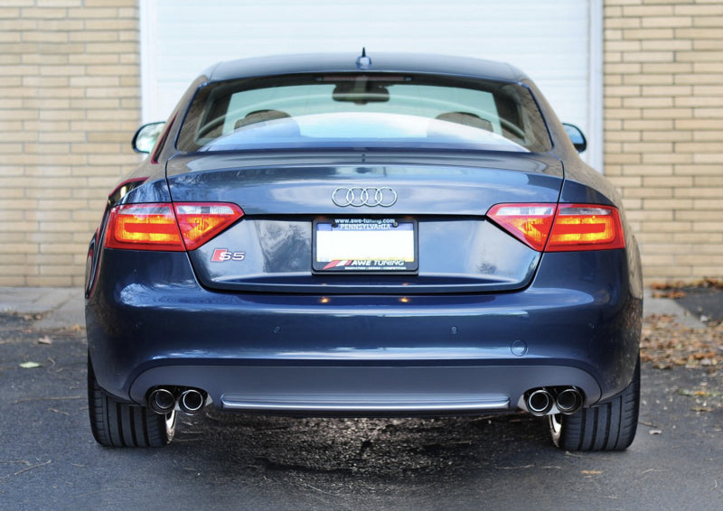 AWE Tuning Audi B8 S5 4.2L Touring Edition Exhaust System - Diamond Black Tips AWE Tuning Catback  AXOPROS