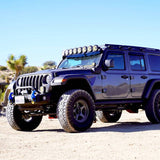 KC HiLiTES 2021+ Jeep Wrangler 4XE 50in Overhead Light Bar Mounting Bracket Set KC HiLiTES Light Mounts  AXOPROS