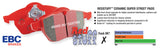EBC 15-19 Volkswagen GTI 2.0T Redstuff Rear Brake Pads EBC Brake Pads - Performance  AXOPROS