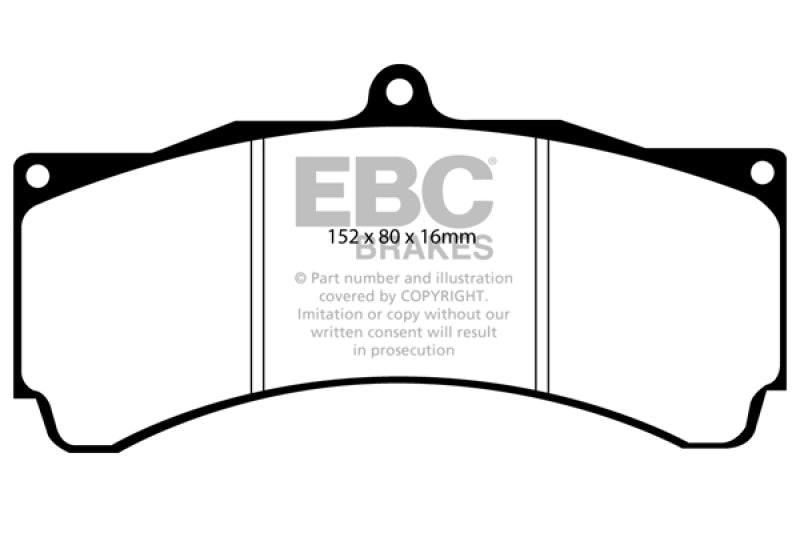 EBC Brakes Redstuff Ceramic Brake Pads EBC Brake Pads - Performance  AXOPROS