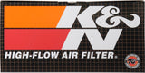 K&N Custom Round Filter 5-1/8in FLG / 9in OD x 4-1/8in HW/VENT K&N Engineering Air Filters - Direct Fit  AXOPROS