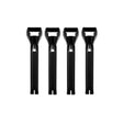 Gaerne SG10 Strap Replacement (4) Long - Black Gaerne Motorcycle Boots  AXOPROS