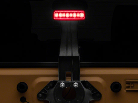 Raxiom Raxiom 07-18 Jeep Wrangler JK Axial Series Hyper Flash LED Third Brake Light- Red Brake Lights aftermarket performance part