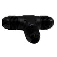 DeatschWerks DeatschWerks 6AN Male Flare to 6AN Male Flare to 6AN Male Flare Tee Fitting - Anodized Matte Black Fittings aftermarket performance part
