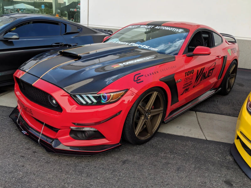 Oracle 15-17 Ford Mustang V6/GT/Shelby Dynamic DRL  w/ Halo Kit - ColorSHIFT - Dynamic ORACLE Lighting Headlights  AXOPROS
