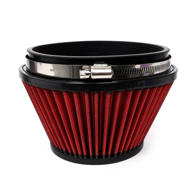 BLOX Racing Shorty Performance 5in Air Filter w/3in Velocity Stack and Coupler Kit BLOX Racing Air Filters - Direct Fit  AXOPROS