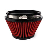 BLOX Racing Shorty Performance 5in Air Filter w/3in Velocity Stack and Coupler Kit BLOX Racing Air Filters - Direct Fit  AXOPROS