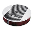 Edelbrock Air Cleaner Elite II 14In Diameter w/ 3In Element Polished Edelbrock Air Filters - Universal Fit  AXOPROS