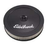 Edelbrock Air Cleaner Pro-Flo Series Round Steel Top Paper Element 10In Dia X 3 5In Black Edelbrock Air Filters - Universal Fit  AXOPROS