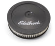 Edelbrock Air Cleaner Pro-Flo Series Round Steel Top Paper Element 10In Dia X 3 5In Black Edelbrock Air Filters - Universal Fit  AXOPROS