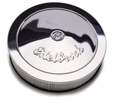 Edelbrock Air Cleaner Pro-Flo Series Round Steel Top Paper Element 14In Dia X 3 313In Chrome Edelbrock Air Filters - Universal Fit  AXOPROS