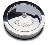 Edelbrock Air Cleaner Pro-Flo Series Round Steel Top Paper Element 14In Dia X 3 75In Dropped Base Edelbrock Air Filters - Universal Fit  AXOPROS