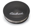 Edelbrock Air Cleaner Pro-Flo Series Round Steel Top Paper Element 14In Dia X 3 75In Dropped Base Edelbrock Air Filters - Universal Fit  AXOPROS