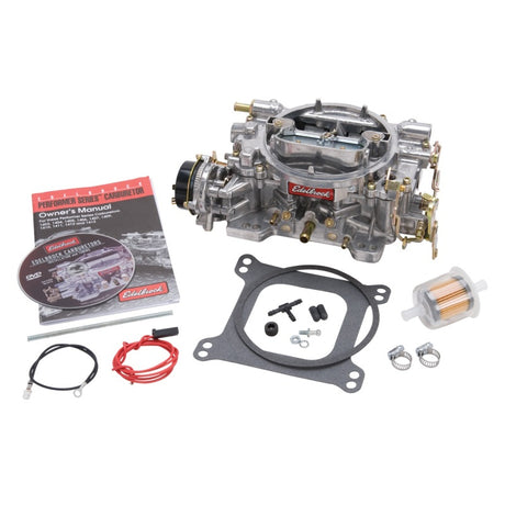 Edelbrock Carburetor Performer Series 4-Barrel 600 CFM Electric Choke Satin Finish Edelbrock Carburetors  AXOPROS