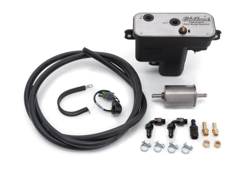Edelbrock Fuel System Universal Fuel Sump Module Adjustable 255 LPH Edelbrock Fuel Tanks  AXOPROS