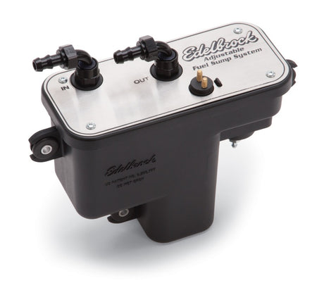 Edelbrock Fuel System Universal Fuel Sump Module Adjustable Fuel Sump Tank Only 255 LPH Edelbrock Fuel Tanks  AXOPROS