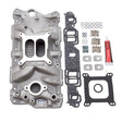 Edelbrock Manifold w/ Installation Kit Performer Eps SBC 1957-1986 Natural Finish Edelbrock Intake Manifolds  AXOPROS