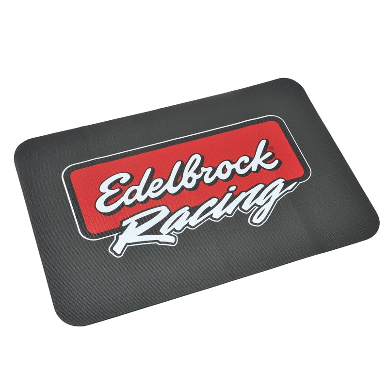 Edelbrock Racing Fender Cover - PVC Foam Mat - 2 Color Printed Edelbrock Racing Logo Edelbrock Hardware Kits - Other  AXOPROS