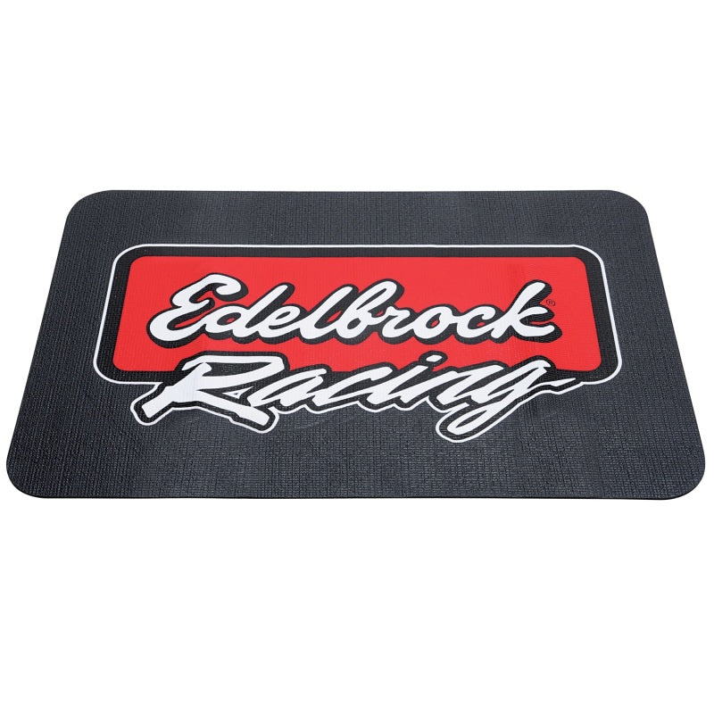 Edelbrock Racing Fender Cover - PVC Foam Mat - 2 Color Printed Edelbrock Racing Logo Edelbrock Hardware Kits - Other  AXOPROS