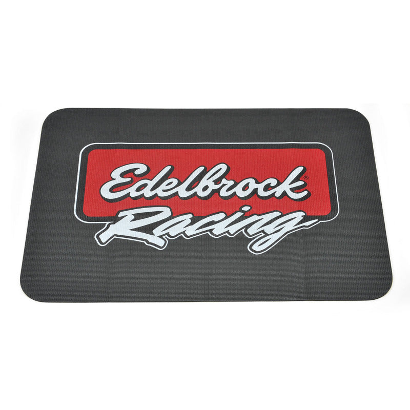 Edelbrock Racing Fender Cover - PVC Foam Mat - 2 Color Printed Edelbrock Racing Logo Edelbrock Hardware Kits - Other  AXOPROS