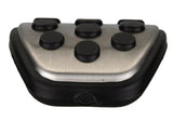 Ford Racing Aluminum and Urethane Special Edition Mustang Pedal Cover Ford Racing Pedal Covers  AXOPROS