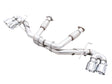 AWE Tuning 2020 Chevrolet Corvette (C8) Track Edition Exhaust - Quad Chrome Silver Tips AWE Tuning Catback  AXOPROS
