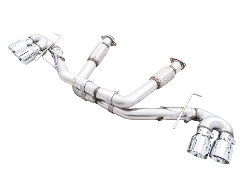 AWE Tuning 2020 Chevrolet Corvette (C8) Track Edition Exhaust - Quad Chrome Silver Tips AWE Tuning Catback  AXOPROS