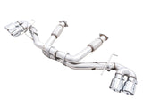 AWE Tuning 2020 Chevrolet Corvette (C8) Track Edition Exhaust - Quad Chrome Silver Tips AWE Tuning Catback  AXOPROS