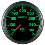 Autometer Elite 52mm 100-340 Deg F Oil Temp Peak & Warn w/ Electronic Control Gauge AutoMeter Gauges  AXOPROS