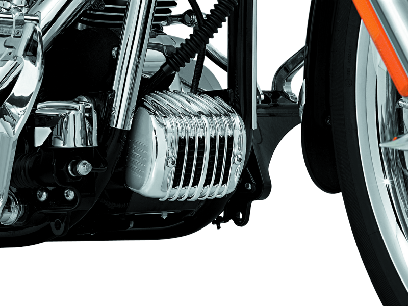Kuryakyn Regulator Cover  01-17 Softail Chrome Kuryakyn Exterior Trim  AXOPROS