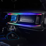 ORACLE Lighting Oracle 21-25 Ford Bronco ColorSHIFT LED Interior Dash Board Kit Headlights aftermarket performance part