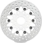 Twin Power 08-Up FLH FLT Rear 11.8in Floating Rotor Mesh Silver TwinPower Brake Rotors - OE  AXOPROS