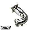 Turbo XS 2015+ Subaru WRX Front Pipe w/ Catalytic Converter Turbo XS Connecting Pipes  AXOPROS