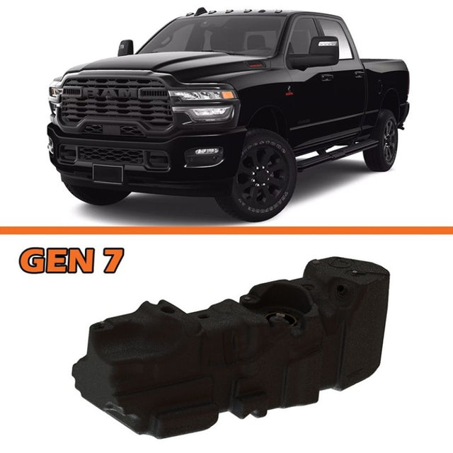 Titan Fuel Tanks 25-26 RAM 2500/3500 Cummins 4WD Crew Cab Short Bed 52 Gallon XXL Mid-Ship Fuel Tank Titan Fuel Tanks Fuel Tanks  AXOPROS