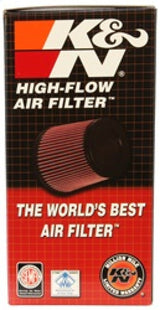 K&N Replacement Unique Oval Tapered Air Filter for Porsche 13-14 Boxster/2014 Cayman 2.7L/3.4L H6 K&N Engineering Air Filters - Drop In  AXOPROS