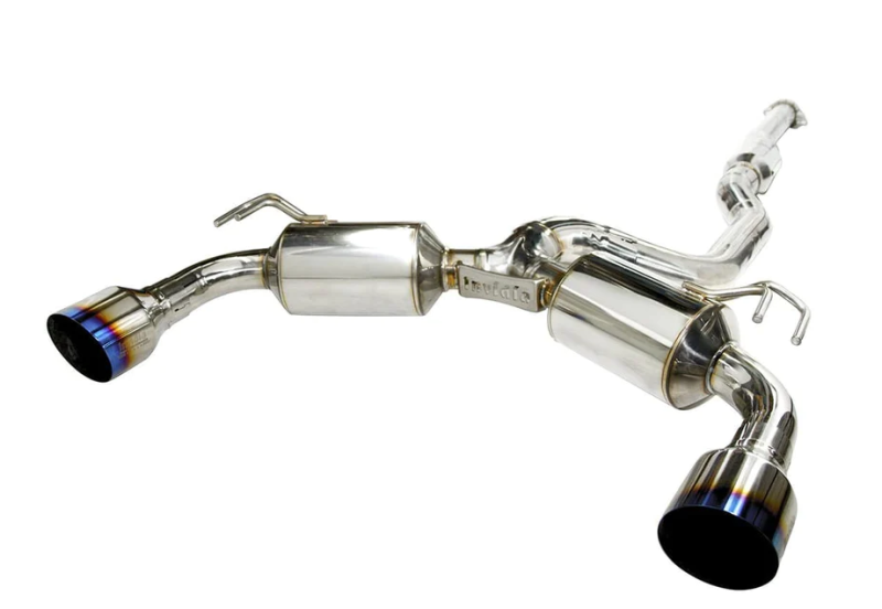 Invidia 2009+ Mitsubishi Evo X Dual N1 Titanium Tip Cat-back Exhaust Invidia Catback  AXOPROS