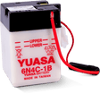 Yuasa Battery Yuasa 6N4C-1B Conventional 6-Volt Battery Batteries aftermarket performance part
